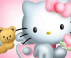 Hello Kitty με Teddy Bear της Tiny Chum